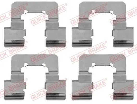 Set accesorii, placute frana QUICK BRAKE 109-1781