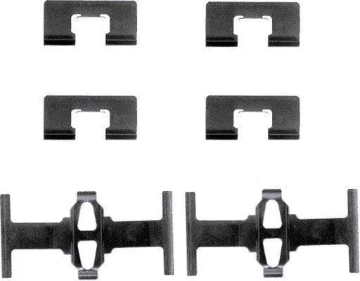 Set accesorii, placute frana TEXTAR 82028400