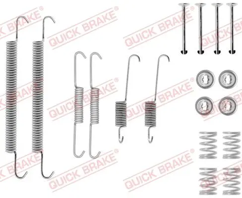 Set accesorii, sabot de frana QUICK BRAKE 105-0757