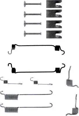 Set accesorii, sabot de frana TEXTAR 97010200