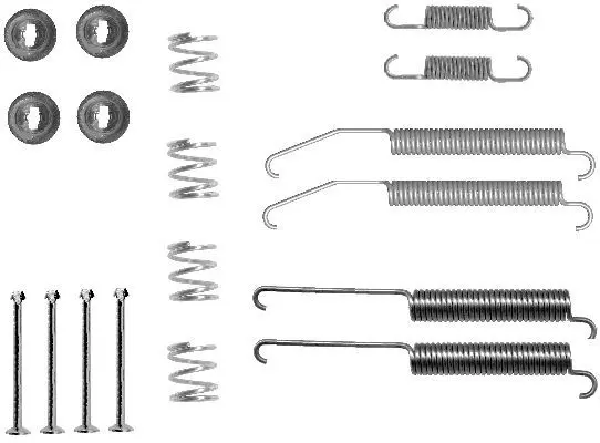 Set accesorii, sabot de frana TEXTAR 97031400