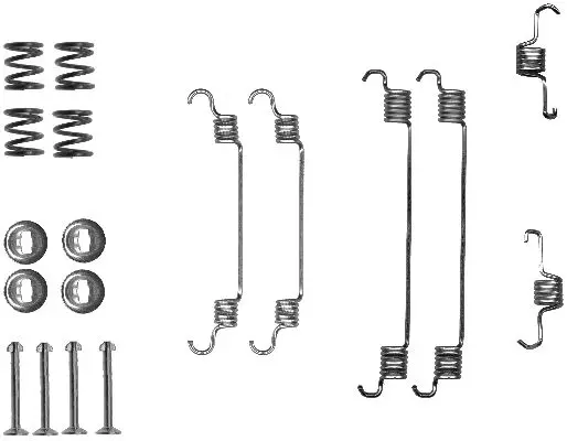 Set accesorii, sabot de frana TEXTAR 97032000