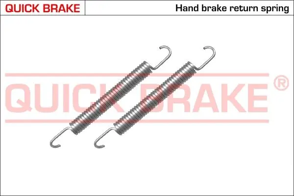 set accesorii, saboti frana parcare QUICK BRAKE 105-0480