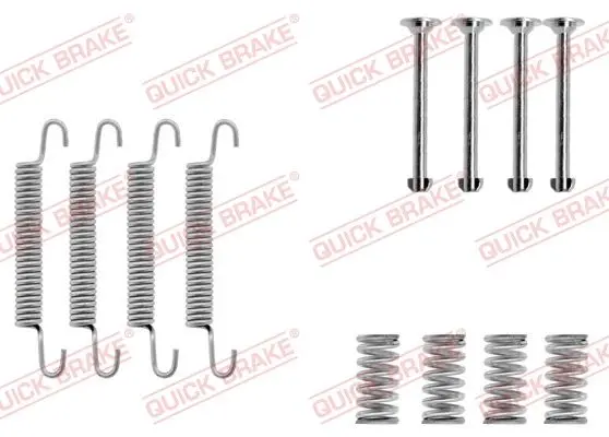 set accesorii, saboti frana parcare QUICK BRAKE 105-0667