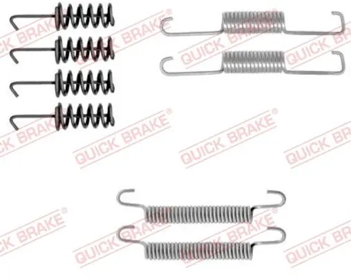 set accesorii, saboti frana parcare QUICK BRAKE 105-0774