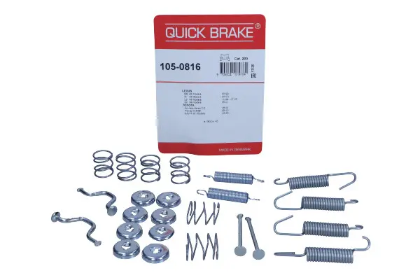 set accesorii, saboti frana parcare QUICK BRAKE 105-0816