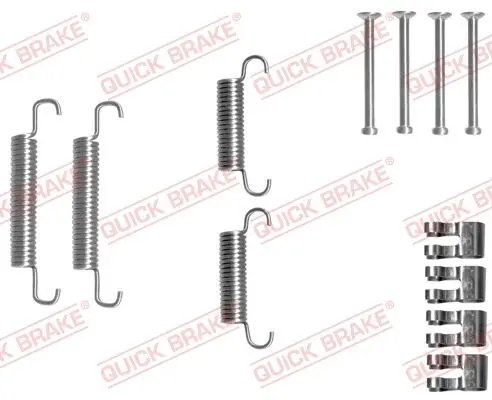 set accesorii, saboti frana parcare QUICK BRAKE 105-0839