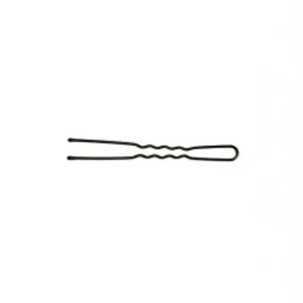 Set ace de par Raphael Perrier Long Wavy Boddy Pins Negre L 7 cm 300 buc