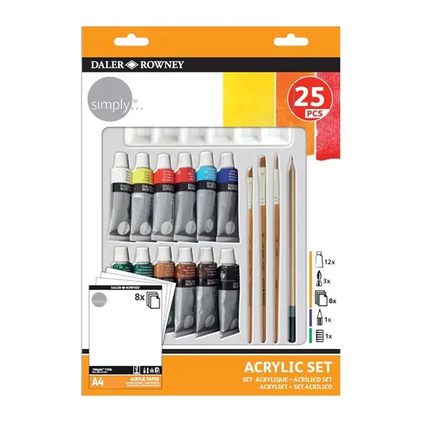 Set acrilice Simply Daler Rowney