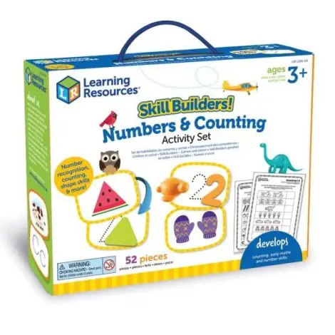 Set activitati educative Invat sa numar pentru copii de 3 -7 ani, 52 piese Learning Resources LSP1245-UK