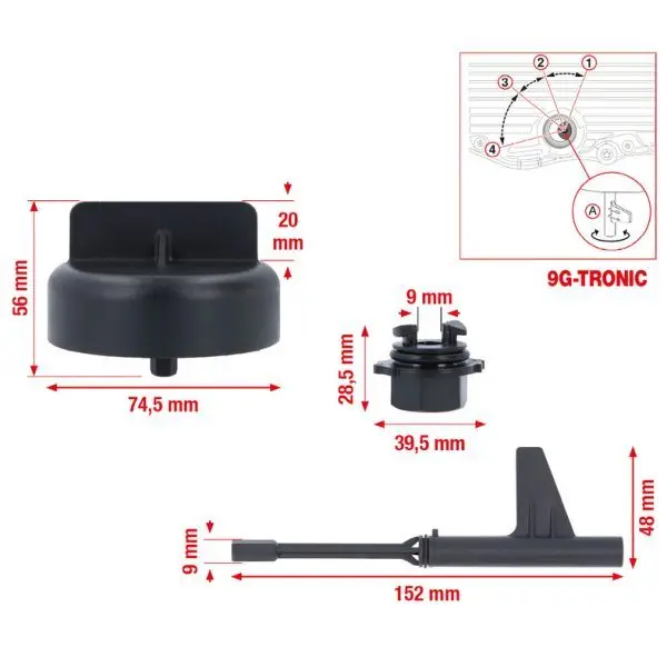 Set adaptoare incarcare, transmisie KSTOOLS 150.9695