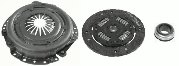 Set ambreiaj cu rulment (180mm) CITROEN C2, C3 I, C3 II, C3 PLURIEL; PEUGEOT 1007, 206, 207, 307 1.1 1.4 1.4CNG dupa 2000