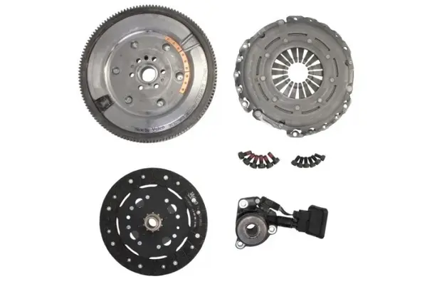 Set ambreiaj cu volanta (cu kit de suruburi; cu cilindru receptor de ambreiaj central; Cu placa de presiune ambreiaj; cu disc de ambreiaj; Cu kit de suruburi de blocare, 235mm) potrivit CITROEN C4 GRA