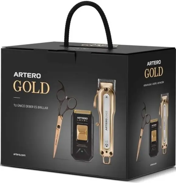 Set Artero - Essential Gold, oarfece, aparat de tuns și aparat de ras