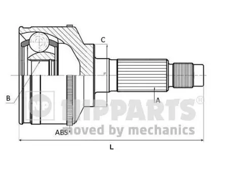 Set articulatie, planetara NIPPARTS N2825033