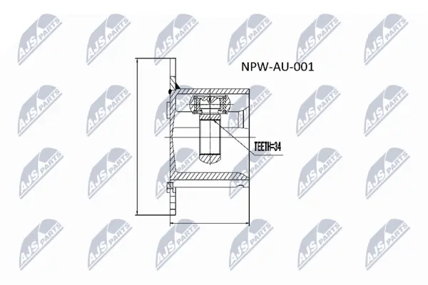 Set articulatie, planetara NTY NPW-AU-001