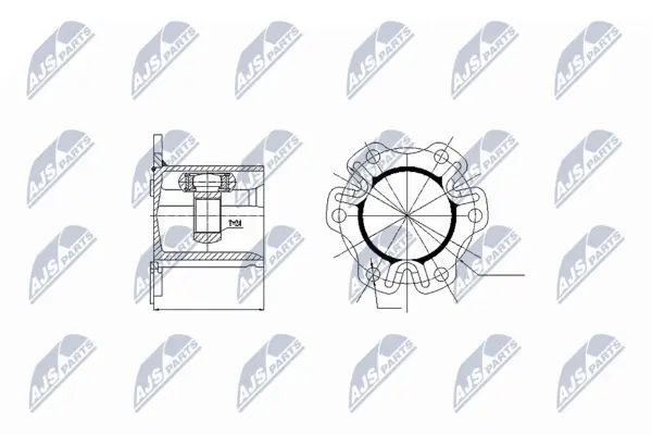 Set articulatie, planetara NTY NPW-AU-003