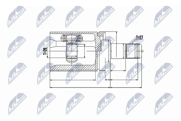 Set articulatie, planetara NTY NPW-BM-017