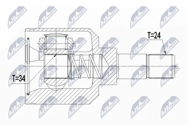 Set articulatie, planetara NTY NPW-CT-056