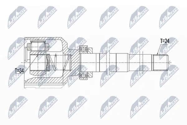 Set articulatie, planetara NTY NPW-CT-058