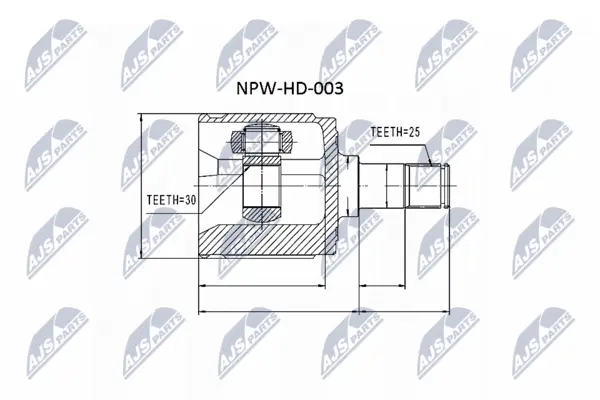 Set articulatie, planetara NTY NPW-HD-003