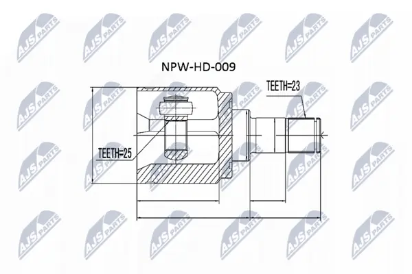 Set articulatie, planetara NTY NPW-HD-009