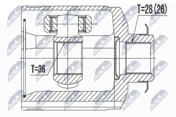 Set articulatie, planetara NTY NPW-HY-528