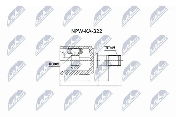 Set articulatie, planetara NTY NPW-KA-322