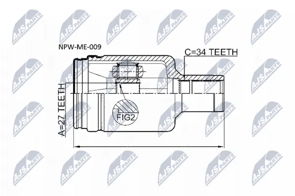 Set articulatie, planetara NTY NPW-ME-009