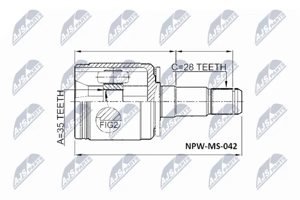 Set articulatie, planetara NTY NPW-MS-042