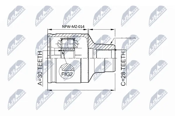Set articulatie, planetara NTY NPW-MZ-014