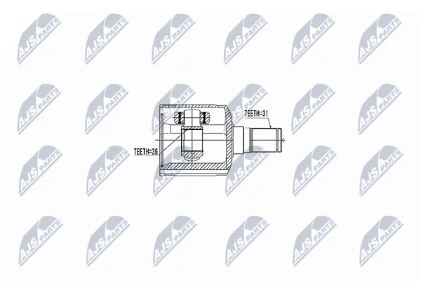 Set articulatie, planetara NTY NPW-MZ-047