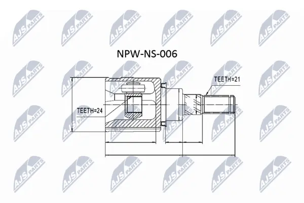 Set articulatie, planetara NTY NPW-NS-006