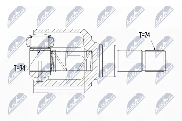 Set articulatie, planetara NTY NPW-PE-050