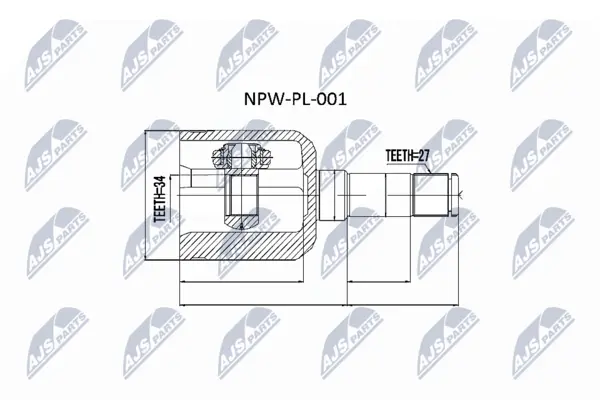 Set articulatie, planetara NTY NPW-PL-001