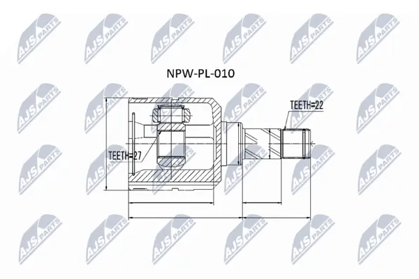 Set articulatie, planetara NTY NPW-PL-010