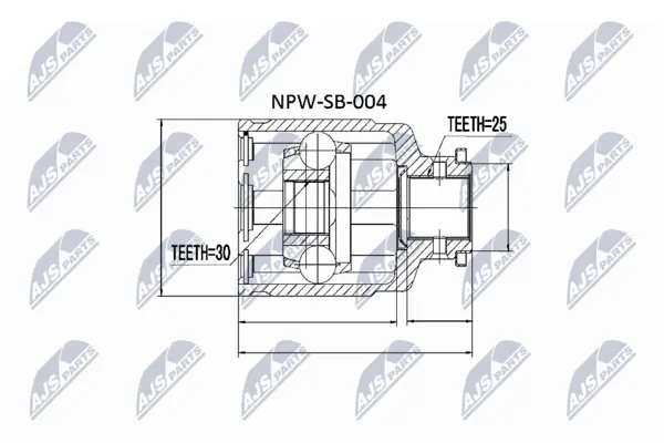 Set articulatie, planetara NTY NPW-SB-004