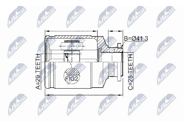 Set articulatie, planetara NTY NPW-SB-011
