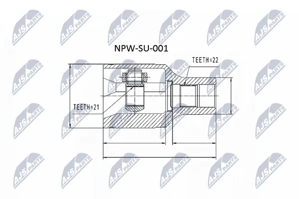 Set articulatie, planetara NTY NPW-SU-001