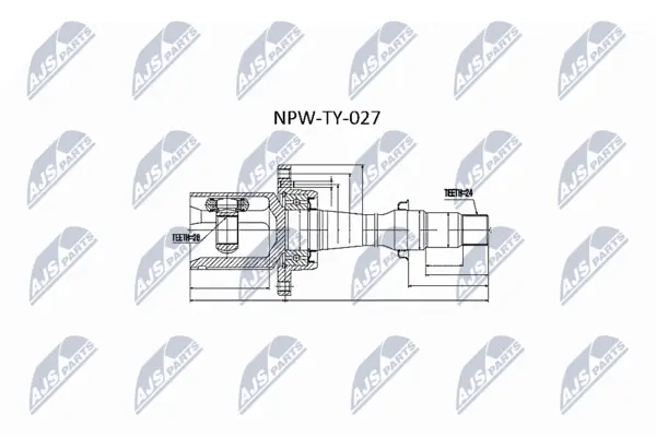 Set articulatie, planetara NTY NPW-TY-027