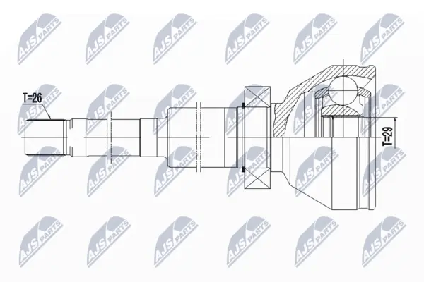Set articulatie, planetara NTY NPW-VV-072