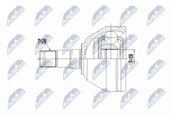 Set articulatie, planetara NTY NPW-VV-075