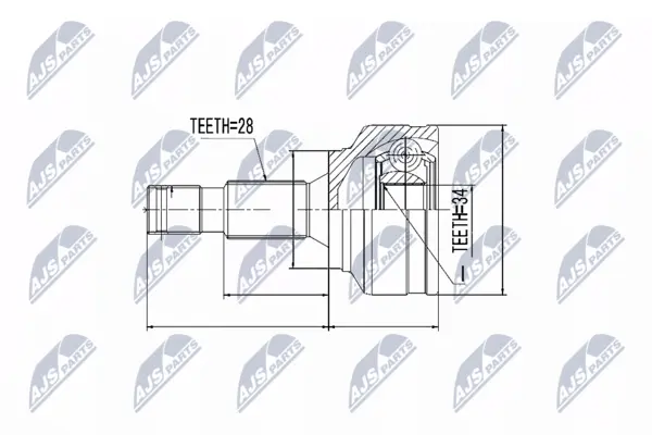 Set articulatie, planetara NTY NPZ-CT-019