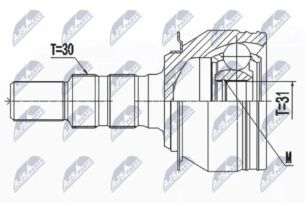 Set articulatie, planetara NTY NPZ-DW-032