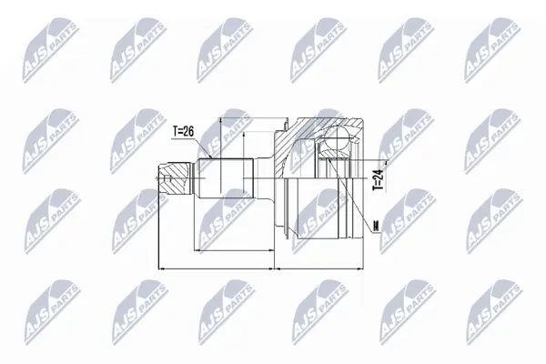 Set articulatie, planetara NTY NPZ-HD-060