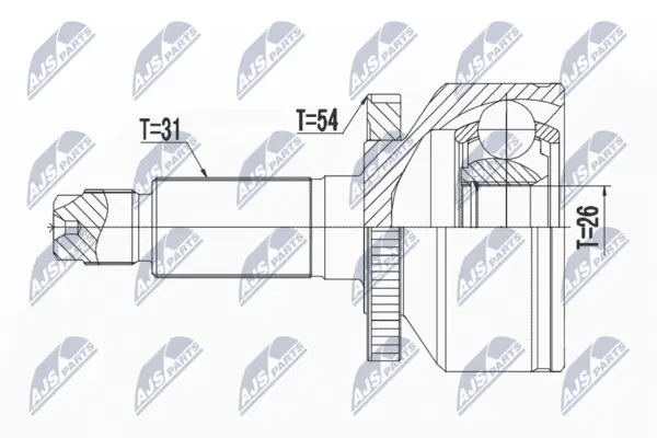Set articulatie, planetara NTY NPZ-KA-365