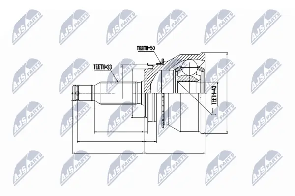 Set articulatie, planetara NTY NPZ-MS-038