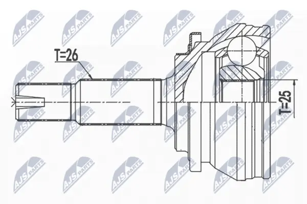 Set articulatie, planetara NTY NPZ-TY-013