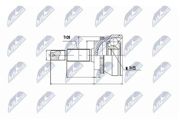 Set articulatie, planetara NTY NPZ-TY-067
