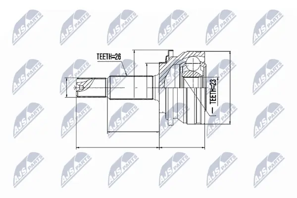 Set articulatie, planetara NTY NPZ-TY-079